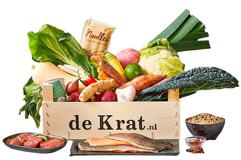 De Krat maaltijdbox spread